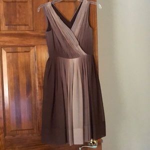 Talbots ombré brown/mocha sundress.